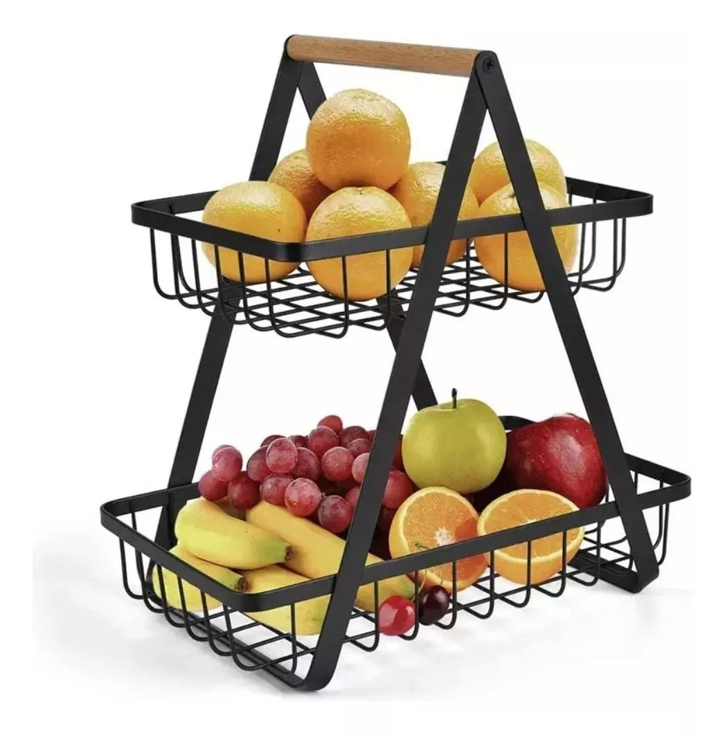 Organizador De Cocina Metálico Frutero